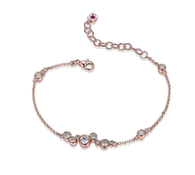Load image into Gallery viewer, ELLE Bezel CZ Chain Bracelet (SI2651, SI2662, SI2658)
