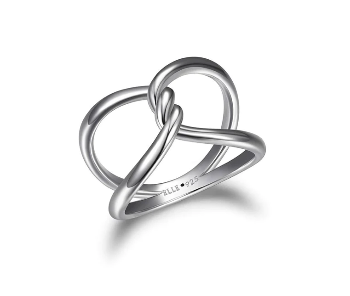 ELLE Silver Twist Ring (SI2712)