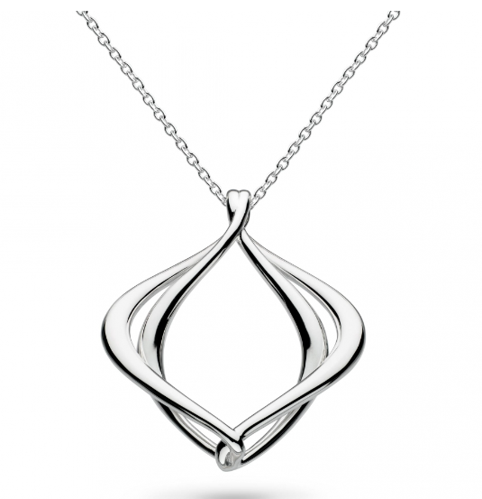 Kit Heath Silver Large Entwine Necklace (SI3265)