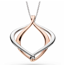 Load image into Gallery viewer, Kit Heath Silver &amp; Rose Entwine Necklace (SI3267)
