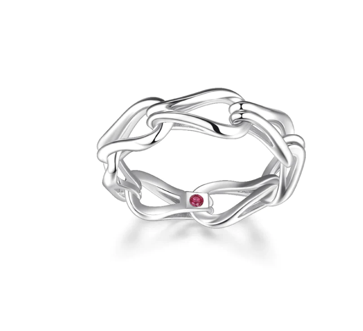 ELLE Silver Link Ring (SI3459)