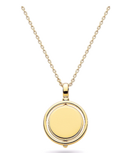 Load image into Gallery viewer, Kit Heath Gold &quot;J&quot; Initial Spinner Necklace (SI637)
